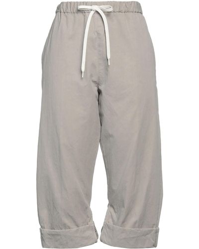 MM6 by Maison Martin Margiela Cropped Trousers - Grey