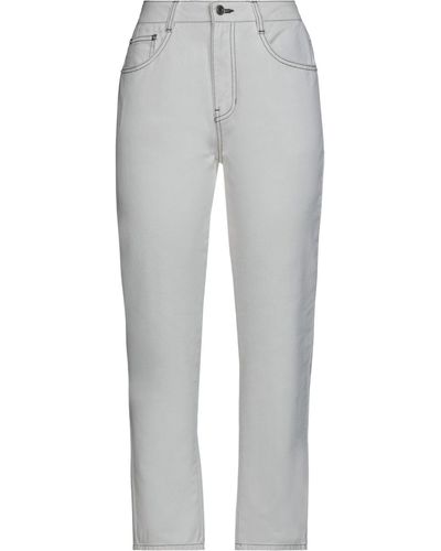 SJYP Pantaloni Jeans - Bianco