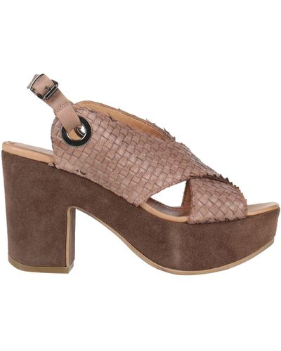 Laura Bellariva Dove Sandals Leather - Brown