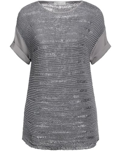 Le Tricot Perugia Sweater - Gray