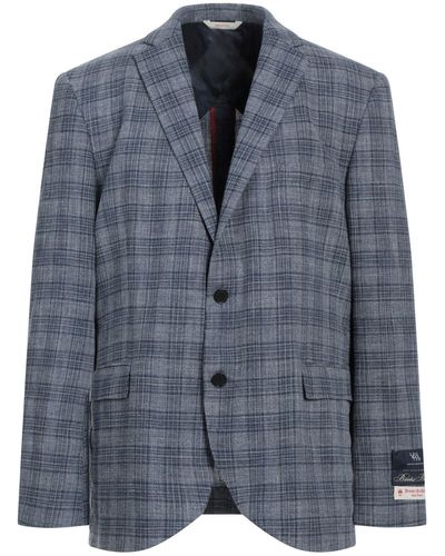 Brooks Brothers Red Fleece Suit Jacket - Blue