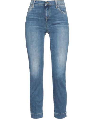 Kaos Jeans Cotton, Elastomultiester, Elastane - Blue