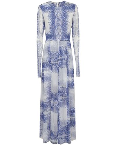 Philosophy Di Lorenzo Serafini Maxi-Kleid - Blau