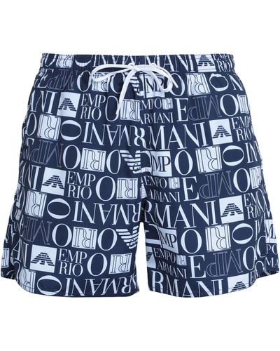 Emporio Armani Swim Trunks - Blue