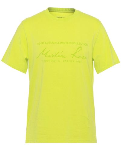 Martine Rose T-shirts - Gelb
