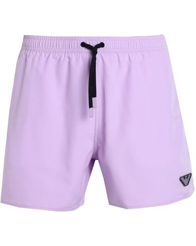 Emporio Armani Swim Trunks - Purple