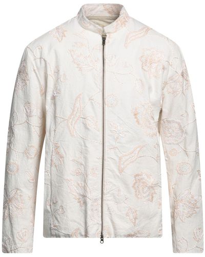 By Walid Cream Jacket Cotton - White
