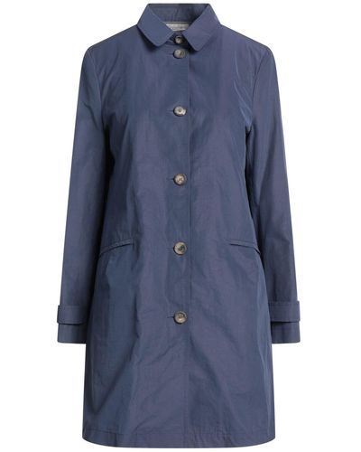 Cappellini By Peserico Overcoat & Trench Coat - Blue