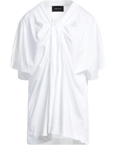 Simone Rocha Camiseta - Blanco