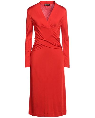 Twin Set 3/4 Length Dress - Red