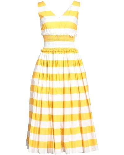 Dolce & Gabbana Midi Dress - Yellow