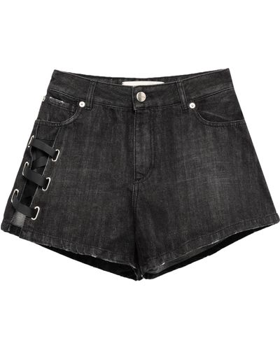 Each x Other Denim Shorts - Black