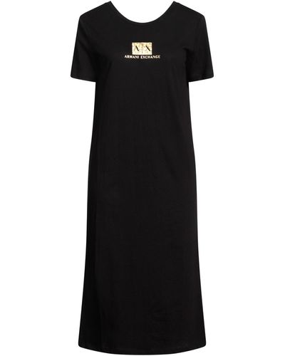 Armani Exchange Midi Dress - Black