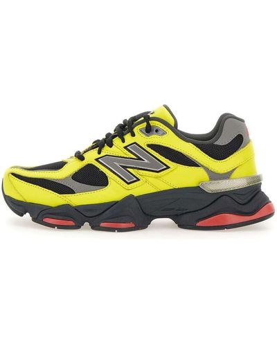 New Balance 9060 Fluoreszierende Gelbe Sneakers Mit Abzorb-Technologie