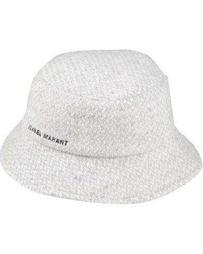 Isabel Marant Light Hat Wool, Polyester - White