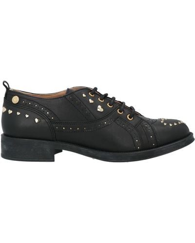 Love Moschino Lace-up Shoe - Black