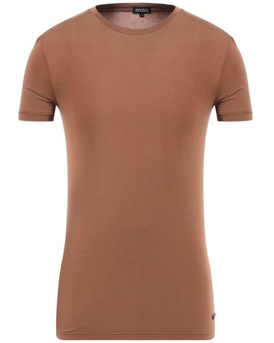 Zegna T-shirt - Brown