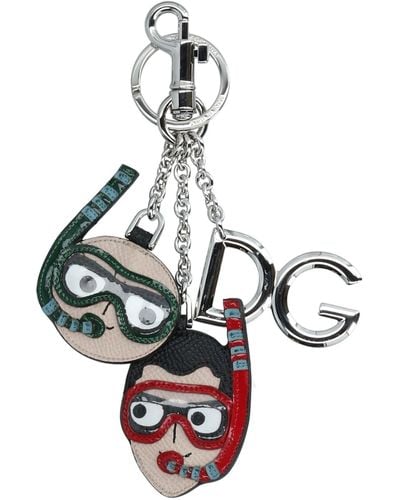 Dolce & Gabbana Key Ring - White