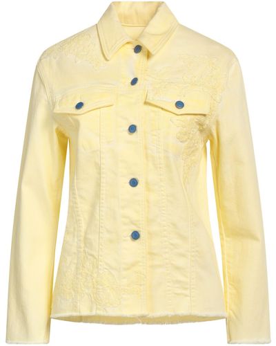 Ermanno Scervino Denim Outerwear - Yellow
