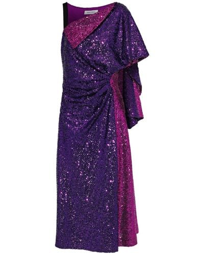 Prabal Gurung Midi Dress - Purple