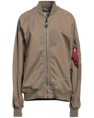Alpha Industries Military Jacket Cotton - Brown
