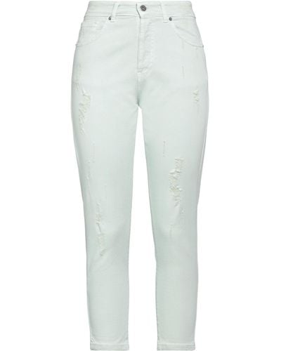 Motel Pantaloni Jeans - Bianco