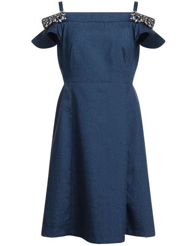Maria Grazia Severi Mini Dress - Blue