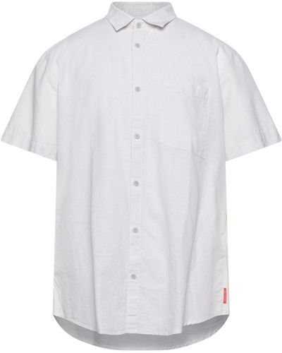 Armani Exchange Shirt Cotton, Linen - White