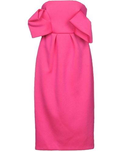 Delpozo Midi Dress - Pink