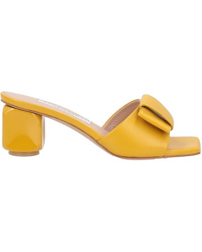 FRANCESCO SACCO Sandals - Yellow