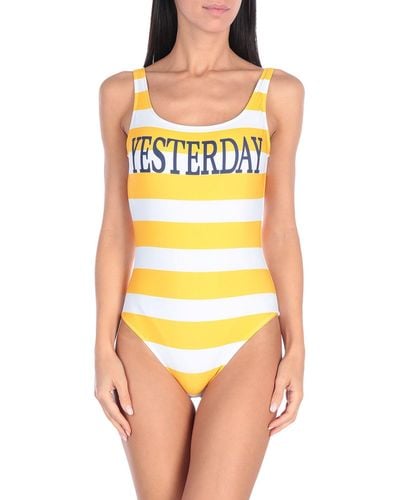 Alberta Ferretti One-piece Swimsuit - Yellow