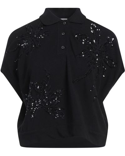 Brunello Cucinelli Polo Shirt Cotton, Polyester - Black