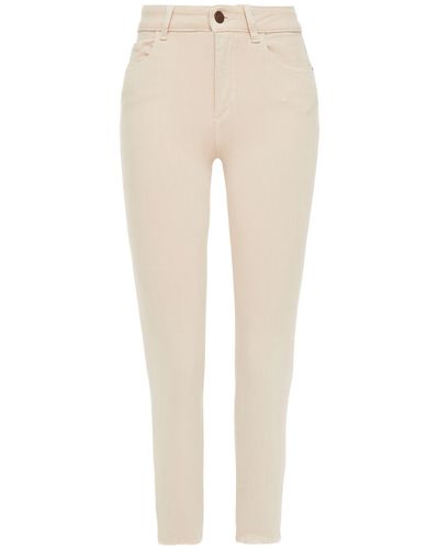 DL1961 Cropped Trousers - Natural