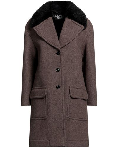 Boutique Moschino Coat - Brown