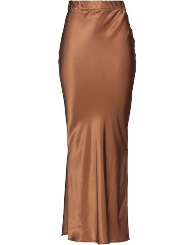 Souvenir Clubbing Long Skirt - Brown