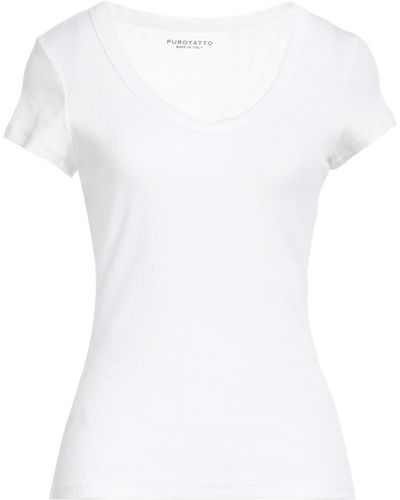 Purotatto T-Shirt Cotton, Elastane - White