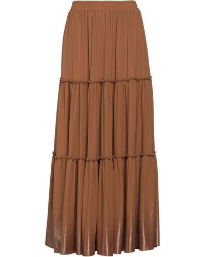 Suoli Long Skirt - Brown