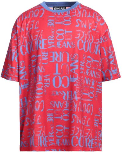 Versace Tomato T-Shirt Polyester, Cotton - Pink