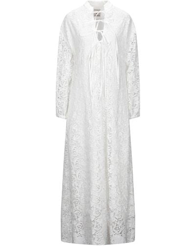 L'Autre Chose Maxi-Kleid - Weiß