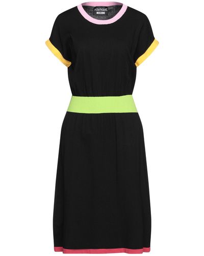 Boutique Moschino Midi Dress Cotton - Black