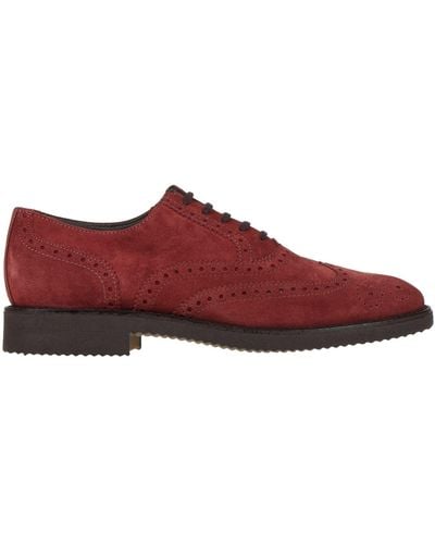 Pollini Lace-up Shoes - Red