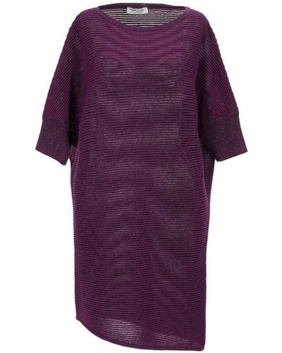 Angelo Marani Mini Dress - Purple