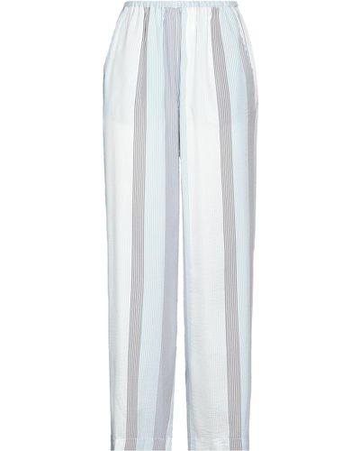 HER SHIRT HER DRESS Pantalone - Bianco