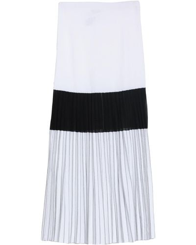 Mrz Midi Skirt Viscose, Polyester - White