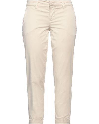 Fay Pantaloni Cropped - Neutro