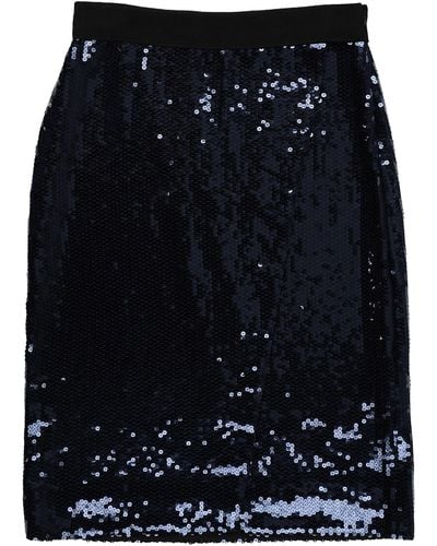 Victoria Beckham Midi Skirt - Blue