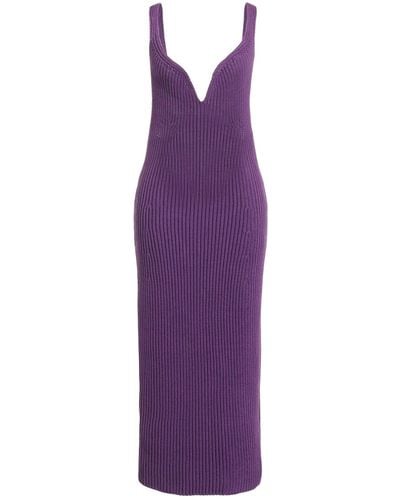 Khaite Midi Dress - Purple
