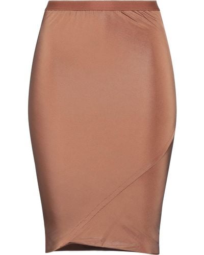 Rick Owens Lilies Mini Skirt - Brown