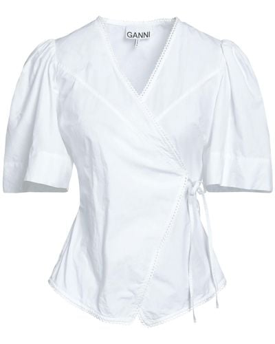 Ganni Camisa - Blanco