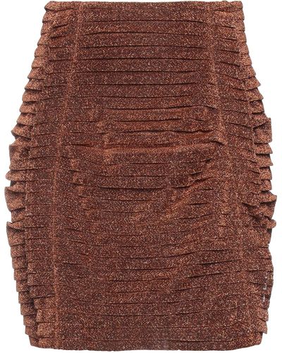 House of Holland Mini Skirt - Brown